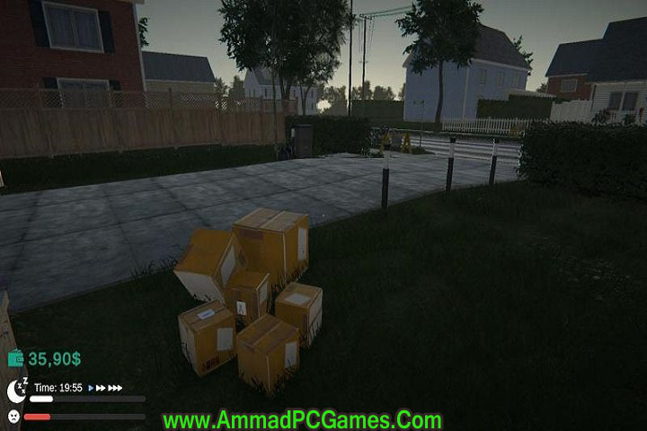 Packing House With Crack