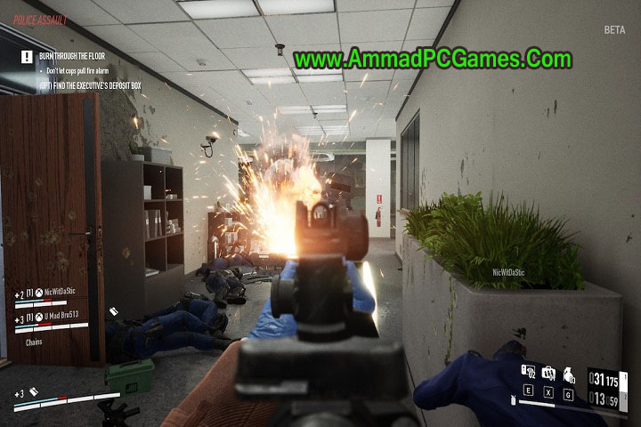 Game Features: 1. Dynamic Heists